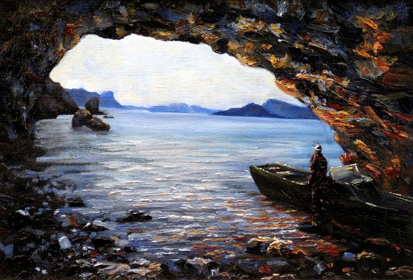 Arctic Cave by Dean Miller